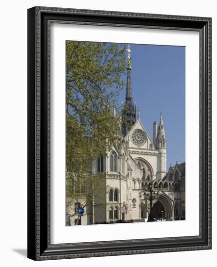 The Royal Courts of Justice, Strand, London, England, United Kingdom, Europe-James Emmerson-Framed Photographic Print