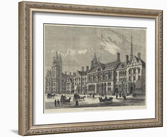 The Royal Courts of Justice, the Carey-Street Front-Frank Watkins-Framed Giclee Print