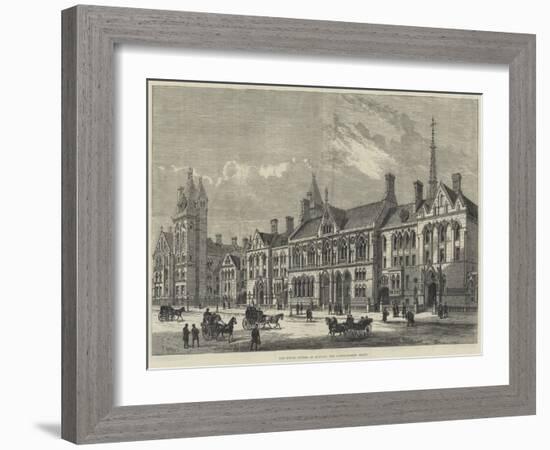 The Royal Courts of Justice, the Carey-Street Front-Frank Watkins-Framed Giclee Print