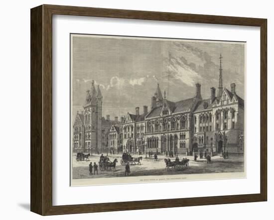 The Royal Courts of Justice, the Carey-Street Front-Frank Watkins-Framed Giclee Print