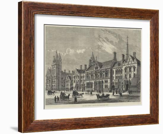 The Royal Courts of Justice, the Carey-Street Front-Frank Watkins-Framed Giclee Print