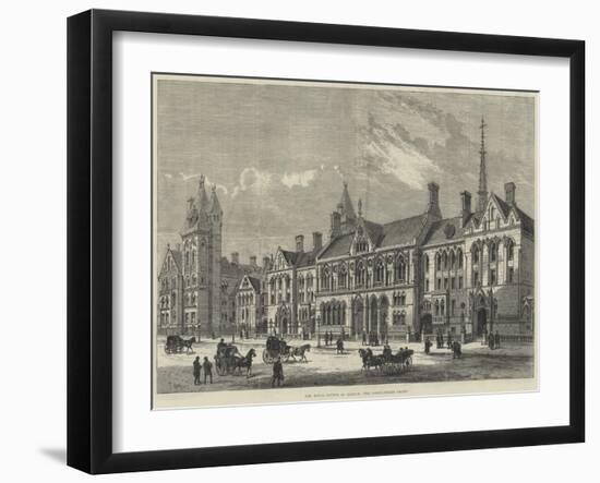 The Royal Courts of Justice, the Carey-Street Front-Frank Watkins-Framed Giclee Print