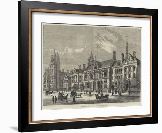 The Royal Courts of Justice, the Carey-Street Front-Frank Watkins-Framed Giclee Print