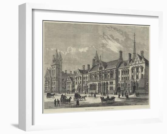 The Royal Courts of Justice, the Carey-Street Front-Frank Watkins-Framed Giclee Print