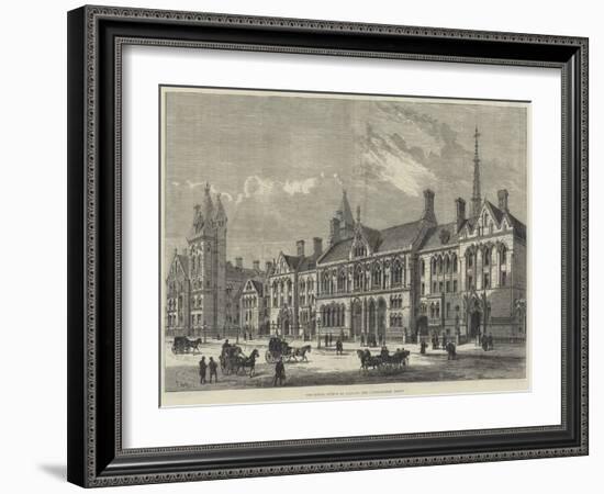 The Royal Courts of Justice, the Carey-Street Front-Frank Watkins-Framed Giclee Print