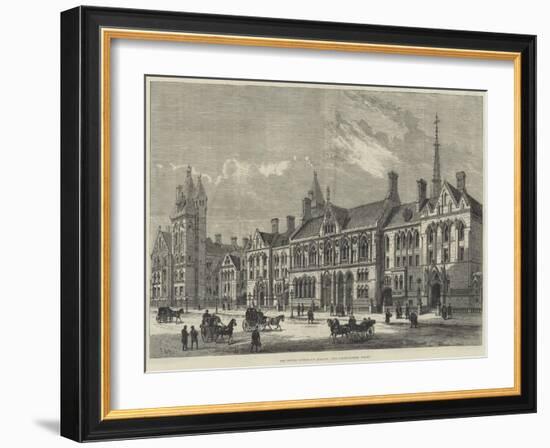 The Royal Courts of Justice, the Carey-Street Front-Frank Watkins-Framed Giclee Print