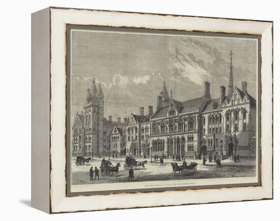 The Royal Courts of Justice, the Carey-Street Front-Frank Watkins-Framed Premier Image Canvas