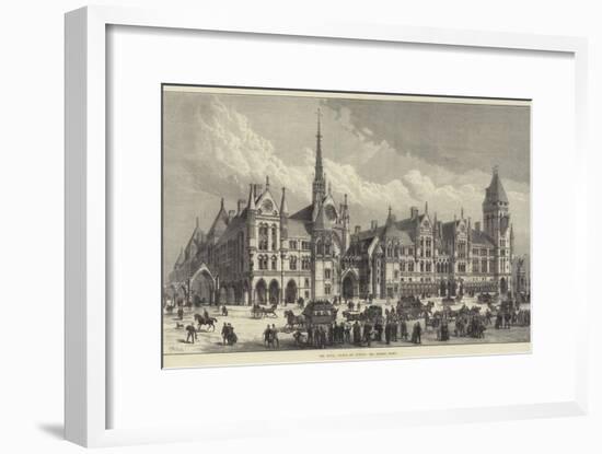The Royal Courts of Justice, the Strand Front-Frank Watkins-Framed Giclee Print