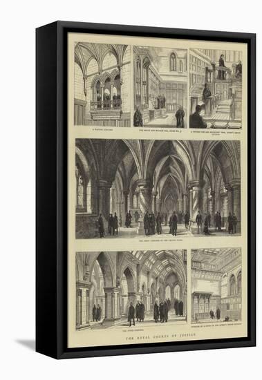 The Royal Courts of Justice-null-Framed Premier Image Canvas