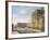 The Royal Crescent, Bath 1820-David Cox-Framed Giclee Print