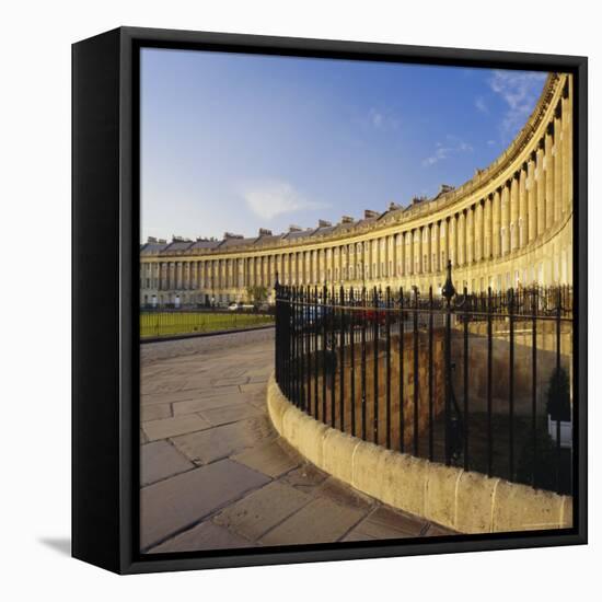 The Royal Crescent, Bath, Avon & Somerset, England-Roy Rainford-Framed Premier Image Canvas