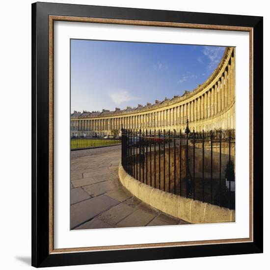 The Royal Crescent, Bath, Avon & Somerset, England-Roy Rainford-Framed Photographic Print