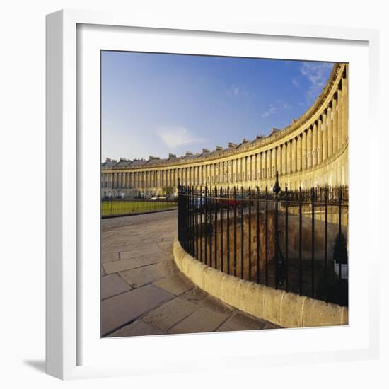 The Royal Crescent, Bath, Avon & Somerset, England-Roy Rainford-Framed Photographic Print