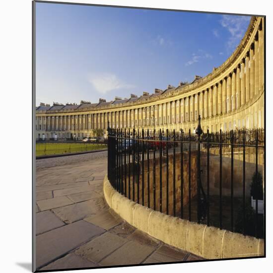 The Royal Crescent, Bath, Avon & Somerset, England-Roy Rainford-Mounted Photographic Print