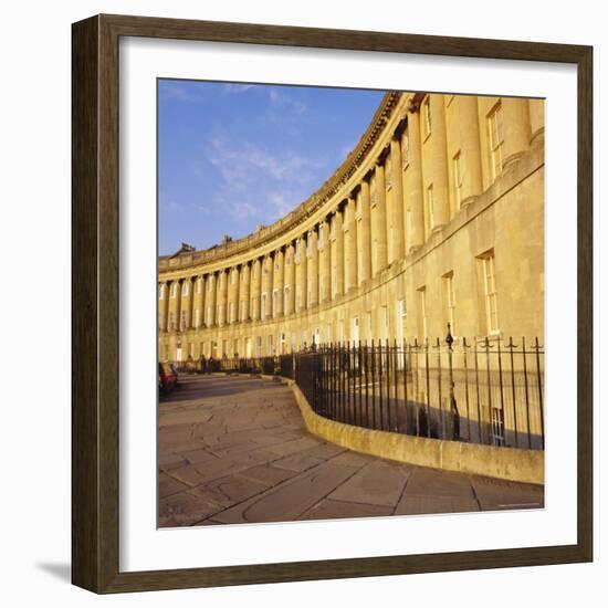 The Royal Crescent, Bath, Avon & Somerset, England-Roy Rainford-Framed Photographic Print