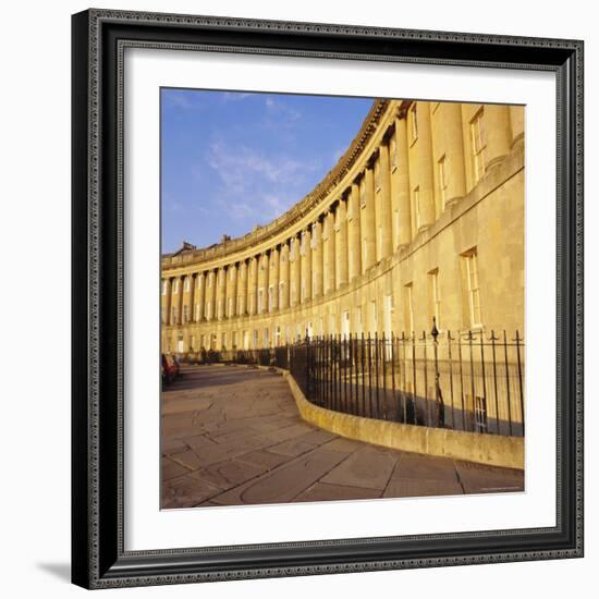 The Royal Crescent, Bath, Avon & Somerset, England-Roy Rainford-Framed Photographic Print