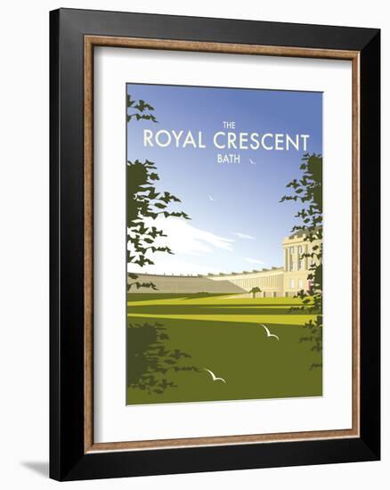 The Royal Crescent - Dave Thompson Contemporary Travel Print-Dave Thompson-Framed Art Print