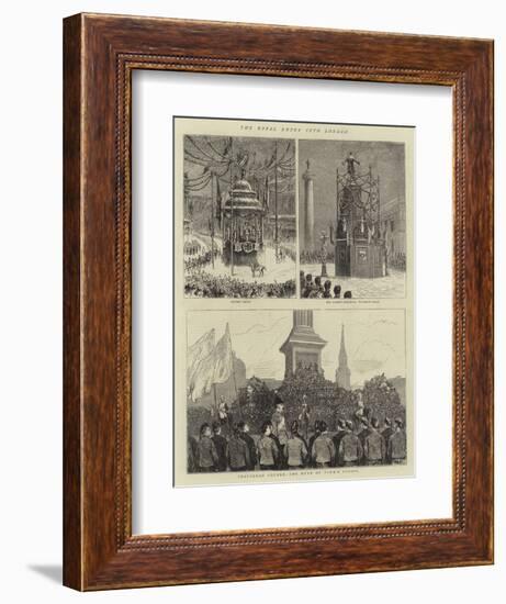 The Royal Entry into London-null-Framed Giclee Print