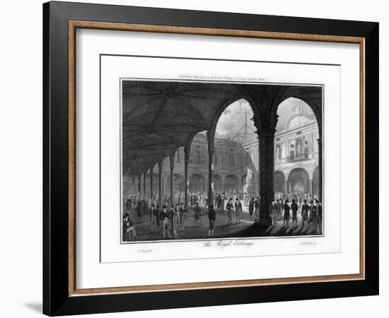 The Royal Exchange, London, 1804-Walker-Framed Giclee Print