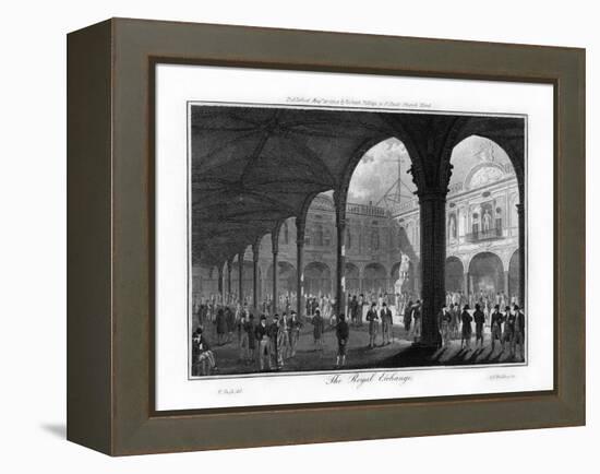 The Royal Exchange, London, 1804-Walker-Framed Premier Image Canvas