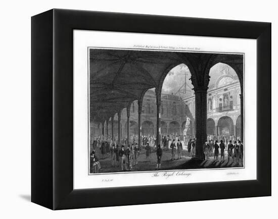 The Royal Exchange, London, 1804-Walker-Framed Premier Image Canvas