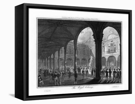 The Royal Exchange, London, 1804-Walker-Framed Premier Image Canvas