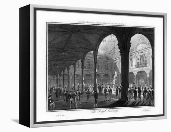 The Royal Exchange, London, 1804-Walker-Framed Premier Image Canvas