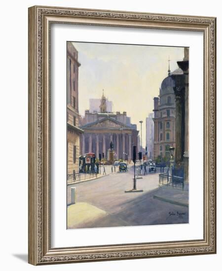 The Royal Exchange-Julian Barrow-Framed Giclee Print