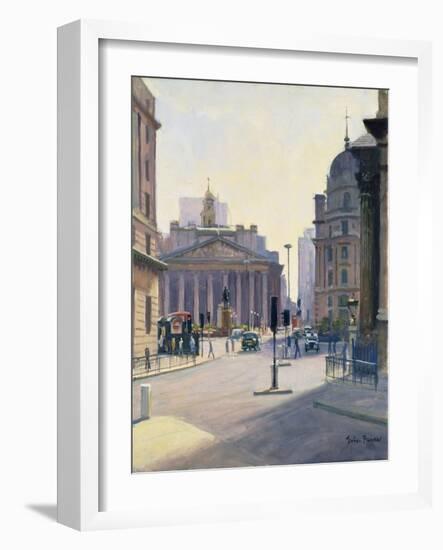 The Royal Exchange-Julian Barrow-Framed Giclee Print