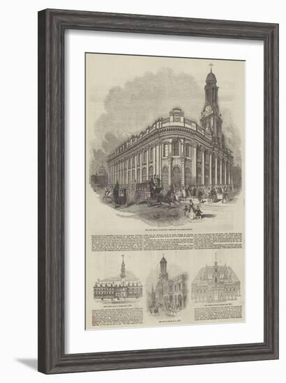 The Royal Exchange-null-Framed Giclee Print