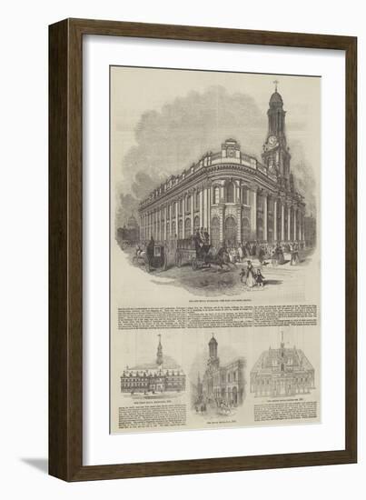 The Royal Exchange-null-Framed Giclee Print