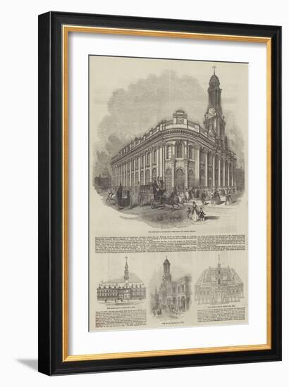 The Royal Exchange-null-Framed Giclee Print