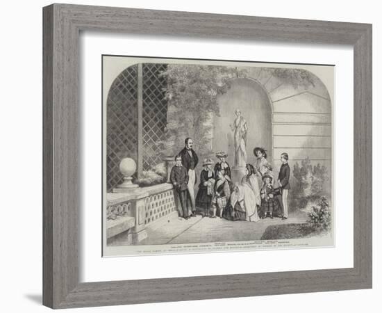 The Royal Family at Osborne-null-Framed Giclee Print