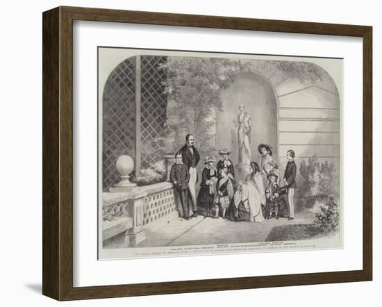 The Royal Family at Osborne-null-Framed Giclee Print