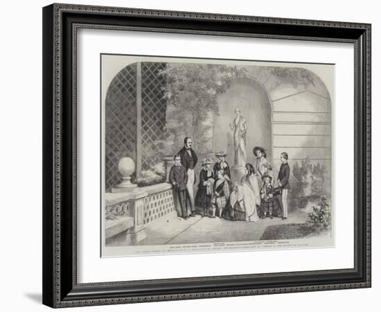 The Royal Family at Osborne-null-Framed Giclee Print