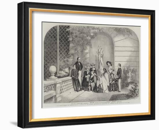 The Royal Family at Osborne-null-Framed Giclee Print