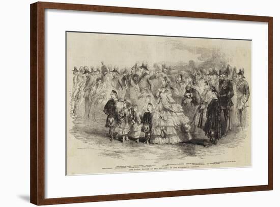 The Royal Family at the Founding of the Wellington College-null-Framed Giclee Print