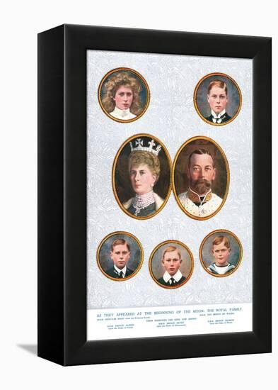 The Royal Family, c1935-W&d Downey-Framed Premier Image Canvas