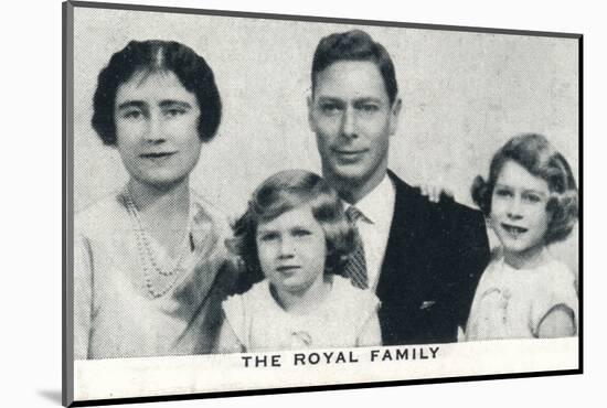 'The Royal Family', c1936 (1937)-Unknown-Mounted Photographic Print