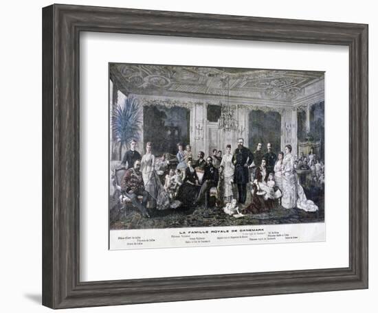 The Royal Family of Denmark, 1891-Henri Meyer-Framed Giclee Print