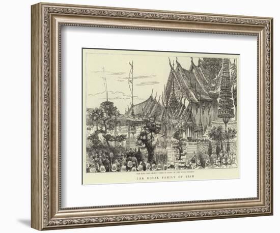 The Royal Family of Siam-null-Framed Giclee Print