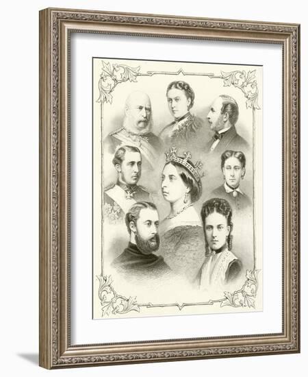 The Royal Family-null-Framed Giclee Print