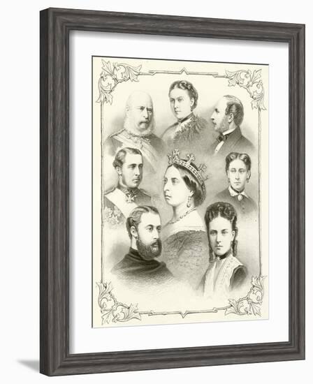 The Royal Family-null-Framed Giclee Print