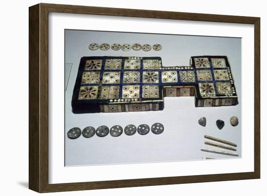 The Royal Game of Ur, from Ur, southern Iraq, c2600-c2400 BC. Artist: Unknown-Unknown-Framed Giclee Print