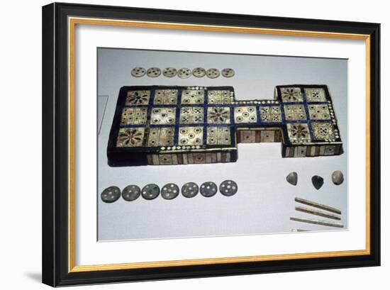 The Royal Game of Ur, from Ur, southern Iraq, c2600-c2400 BC. Artist: Unknown-Unknown-Framed Giclee Print