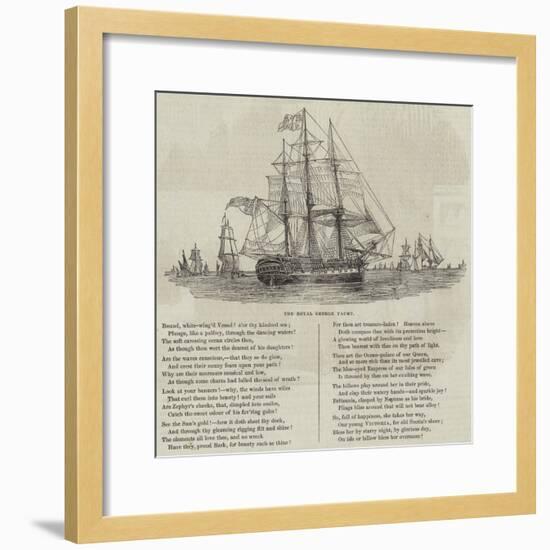 The Royal George Yacht-null-Framed Giclee Print