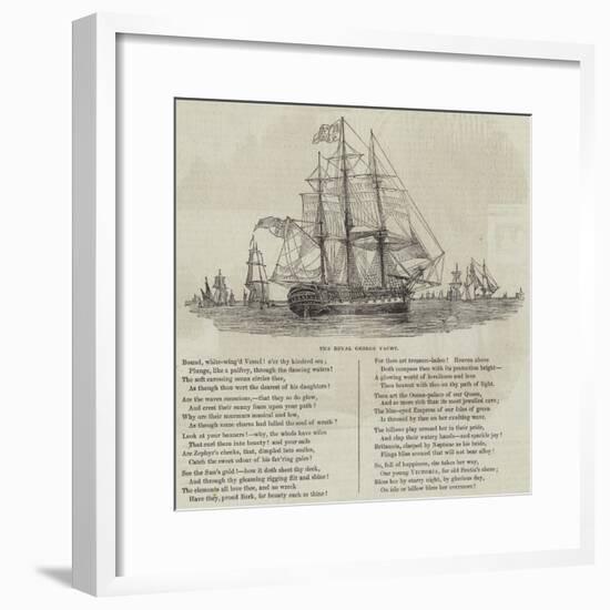 The Royal George Yacht-null-Framed Giclee Print