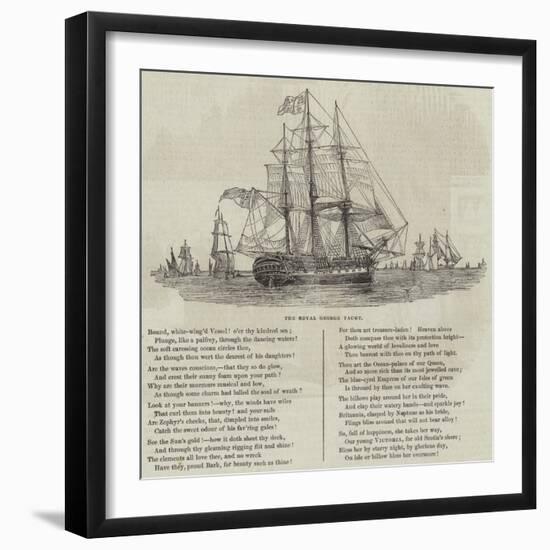 The Royal George Yacht-null-Framed Giclee Print