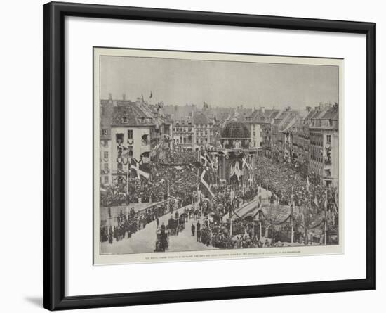 The Royal Golden Wedding in Denmark-null-Framed Giclee Print