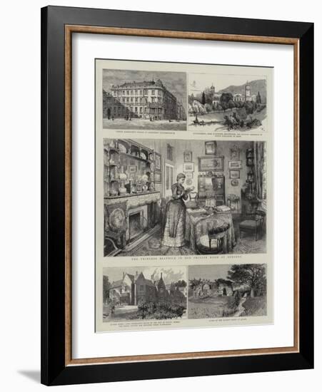 The Royal Homes-Godefroy Durand-Framed Giclee Print